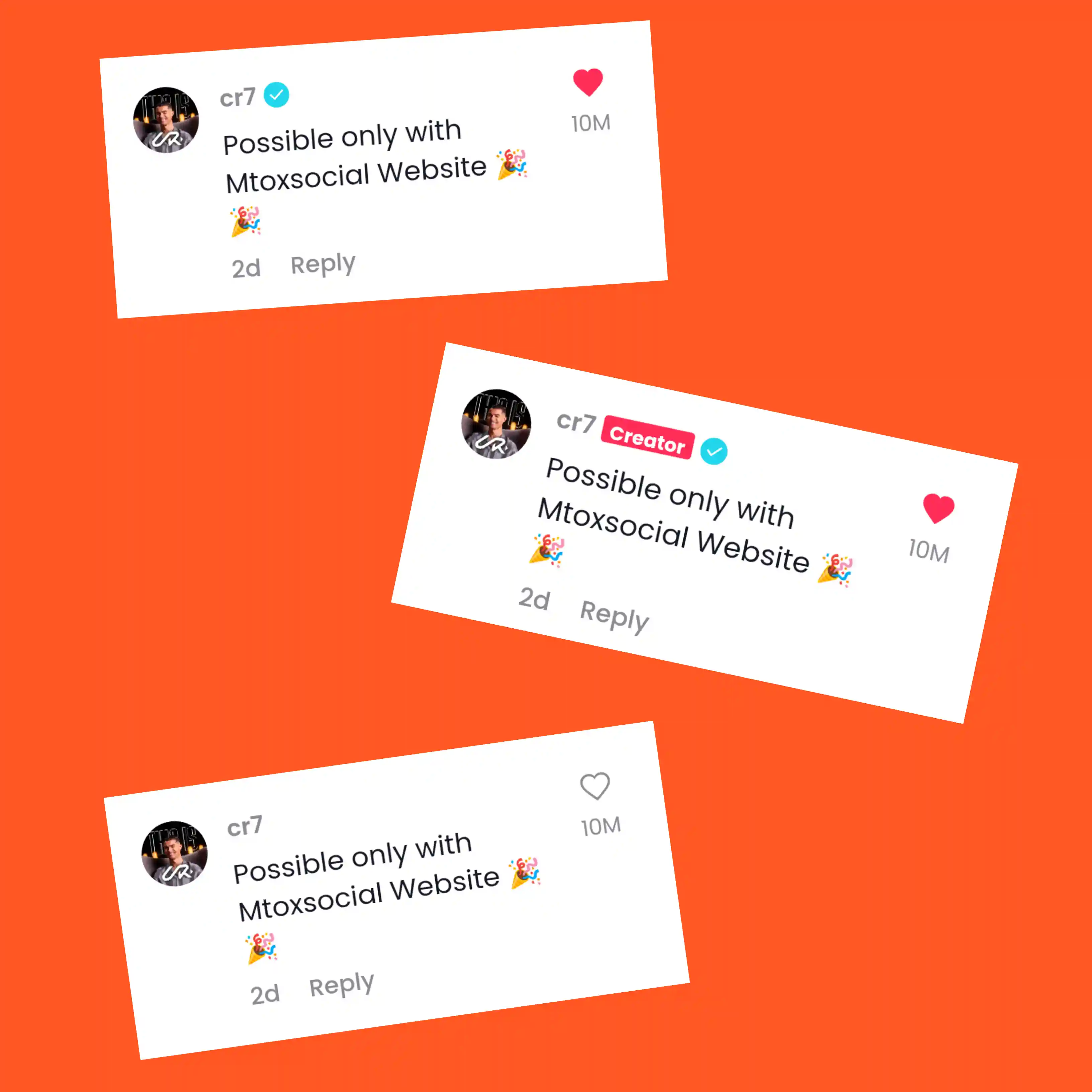 TikTok App Interface Concept